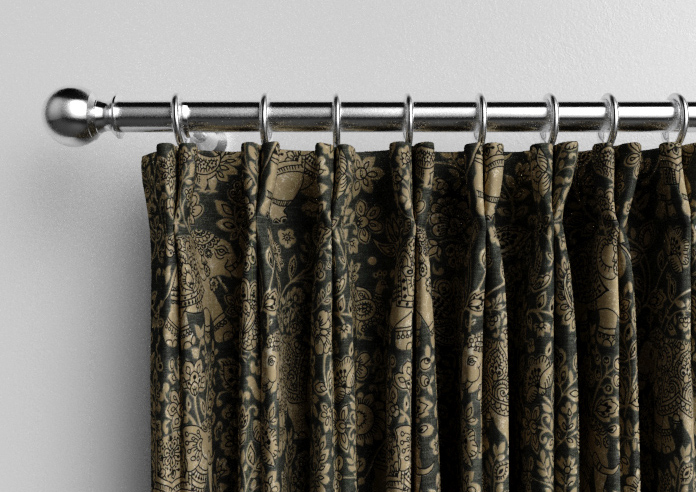 Indira, Charcoal - Made to Measure Curtains - Image 10